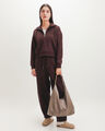 Sudadera Caf&eacute; Zipper,CAFE OBSCURO