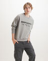 Sudadera Azul Relaxed,GRIS CLARO