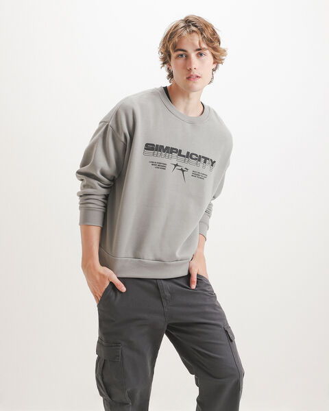 Sudadera Gris Simplicity