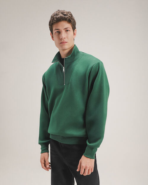 Sudadera Cerrada Verde