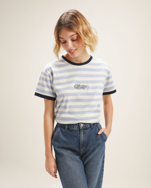 Playera Relaxed Rayas