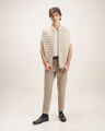 Pantalón Café Fit Slim,CAFE CLARO