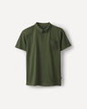 Polo Beige Manga Corta,VERDE BOSQUE
