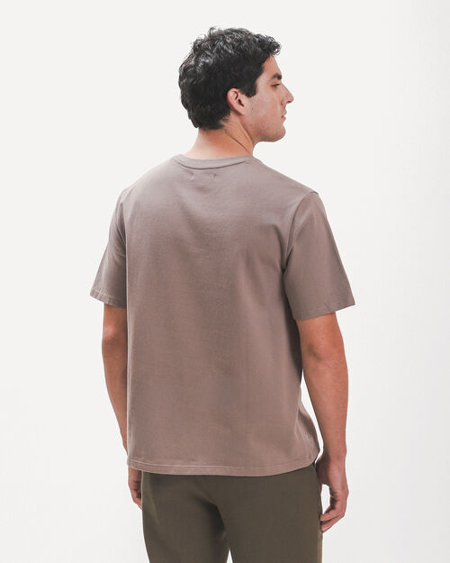 Playera Textura Caf&eacute;