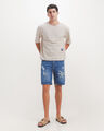 Bermuda Fit Slim,AZUL ACERO