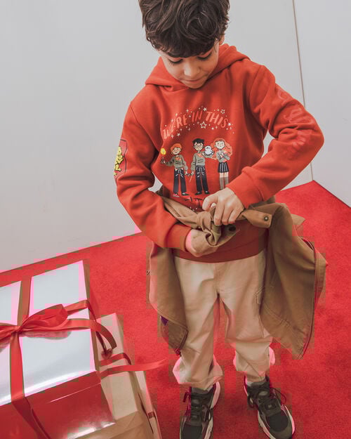 Sudadera Naranja Harry Potter