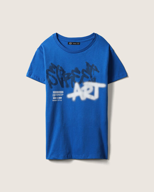 Playera Azul Fit Relaxed