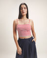 Crop Top Tirantes,BLANCO P1