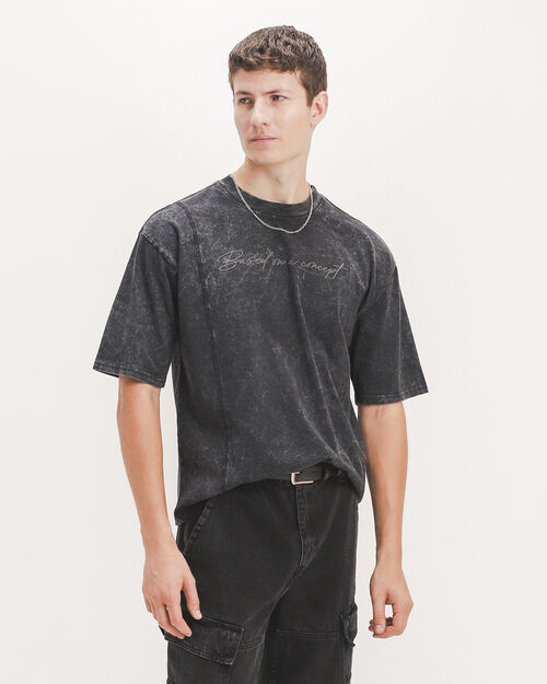 Playera Negra Oversize