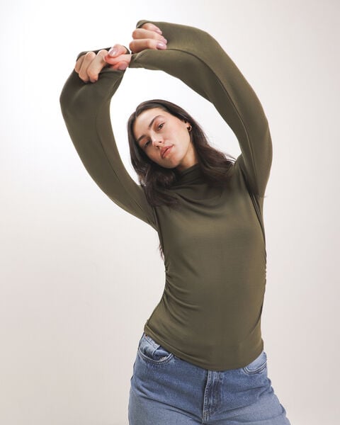 Playera Slim Verde