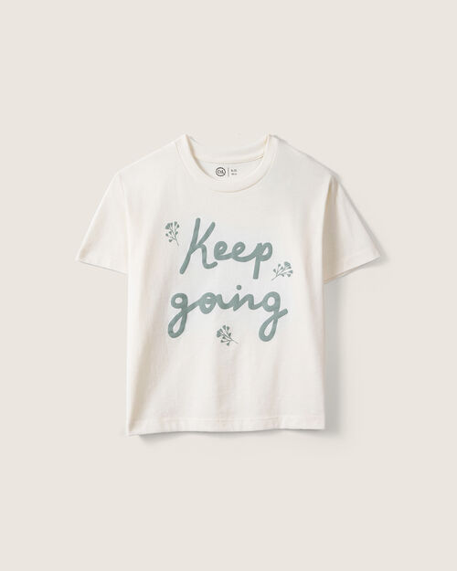 Playera Beige Manga Corta