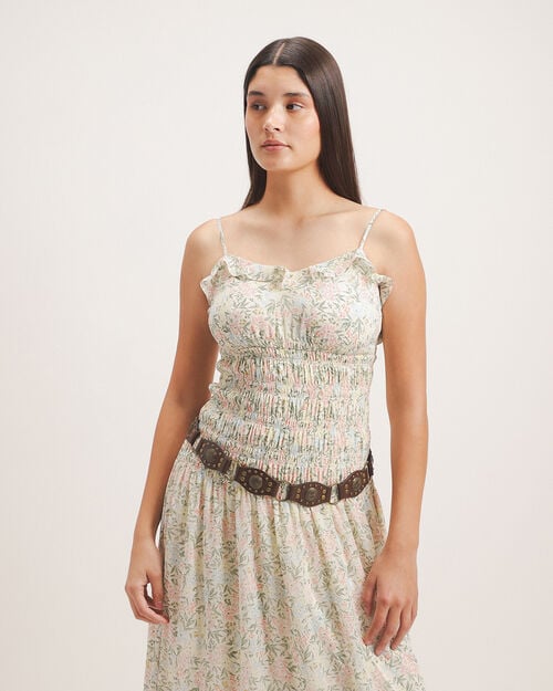 Vestido Midi Estampado