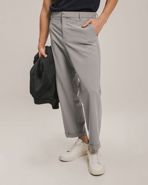 Pantalón Fit Regular Gris