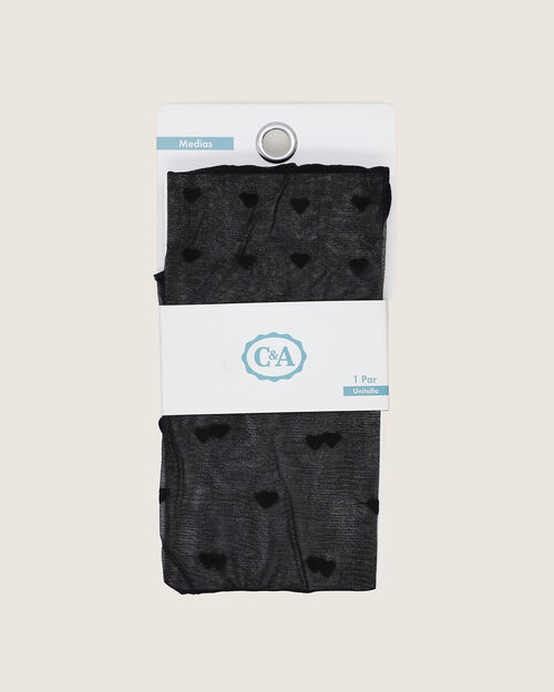 Pantimedias Dise&ntilde;o Coraz&oacute;n