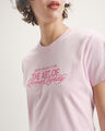Playera Rosa Estampada,ROSA PASTEL