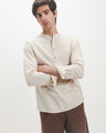 Camisa Mao Beige,CRUDO
