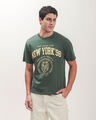 Playera Gr&aacute;fico Verde,VERDE