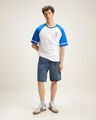 Bermuda Fit Straight Carpintero,AZUL MARINO