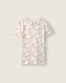 Playera Lila Con Estampado,CRUDO