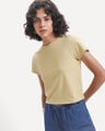 Playera B&aacute;sica Slim,VERDE