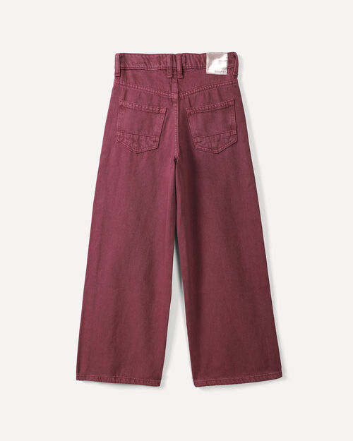 Jeans Wide Leg Rosa