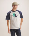 Playera Blanca Fit Relaxed,BLANCO HUESO