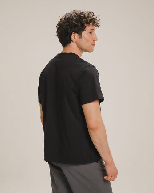 Playera Relaxed Negra