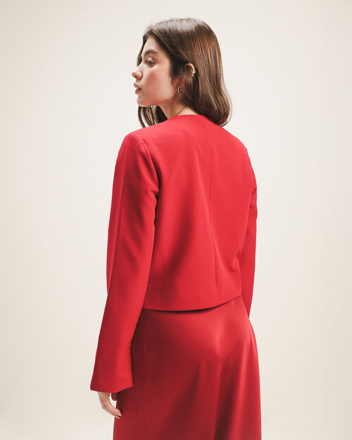 Saco Rojo Cropped