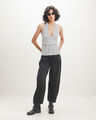 Jeans Negro Fit Barrel,NEGRO