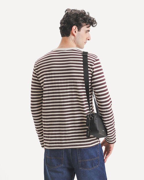 Playera Blanca Rayas