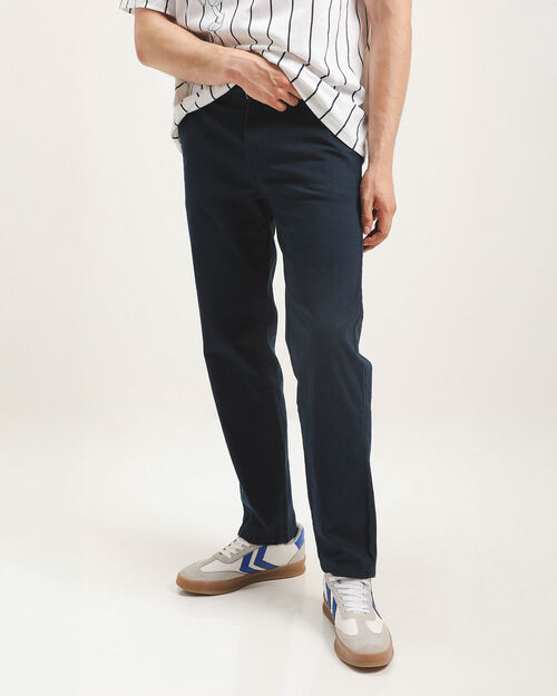 Pantalón Fit Straight Azul