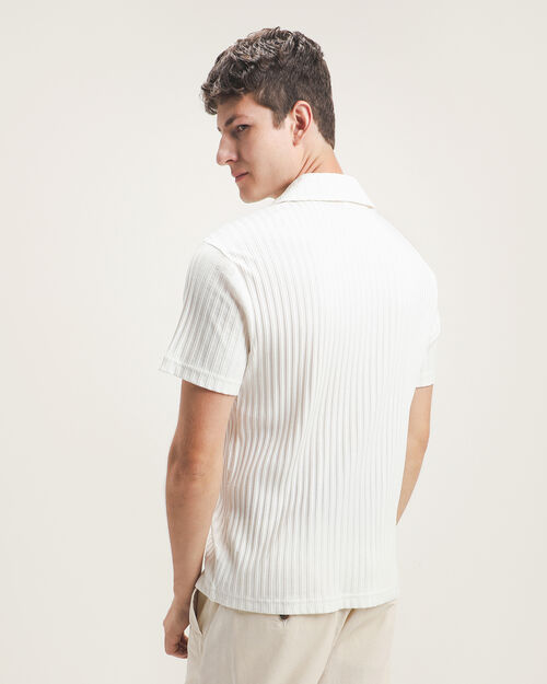 Camisa Beige Fit Regular