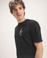 Playera Negra Manga Corta,NEGRO