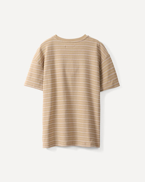 Playera Caf&eacute; Rayas