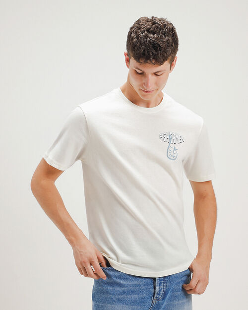 Playera Blanca Manga Corta