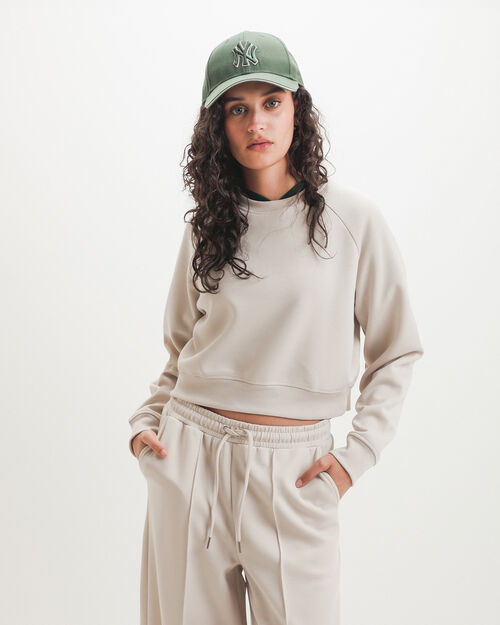 Sudadera Cerrada Beige