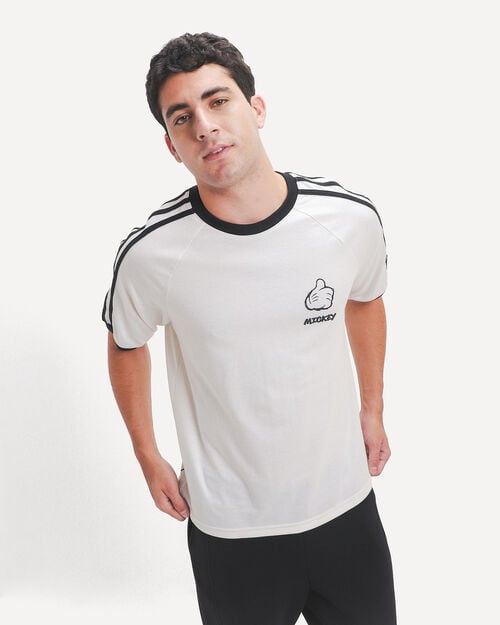 Playera Blanca Mickey Mouse
