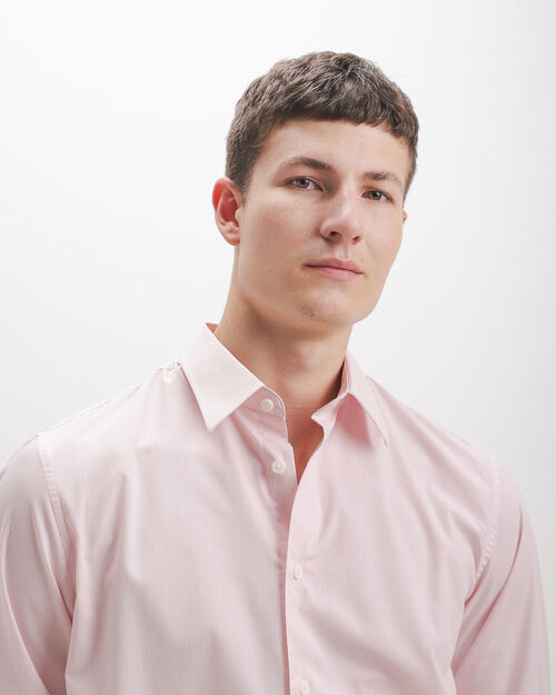Camisa Rosa Fit Slim