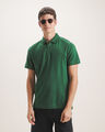 Polo Verde Manga Corta,VERDE