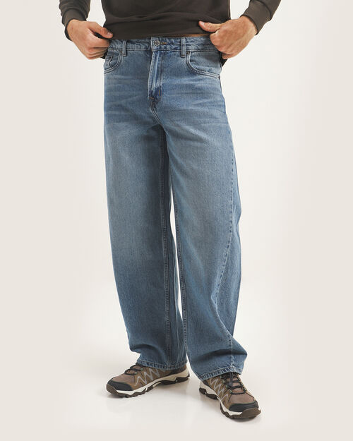 Jeans Azul Fit Barrel