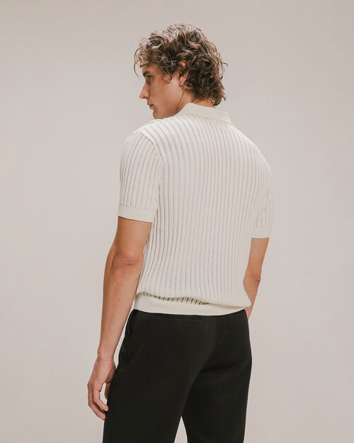 Polo Fit Slim Blanca