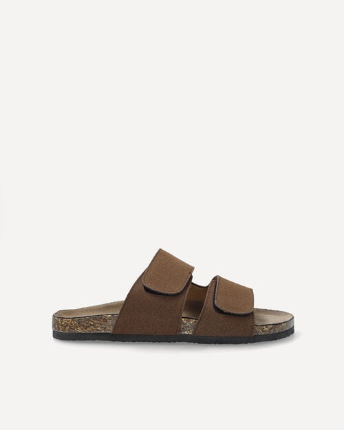 Sandalias Hebillas Caf&eacute;s