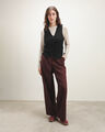 Pantalon Rosa Wide Leg,ROJO VINO