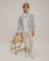 Camisa Relaxed Azul,BLANCO P1