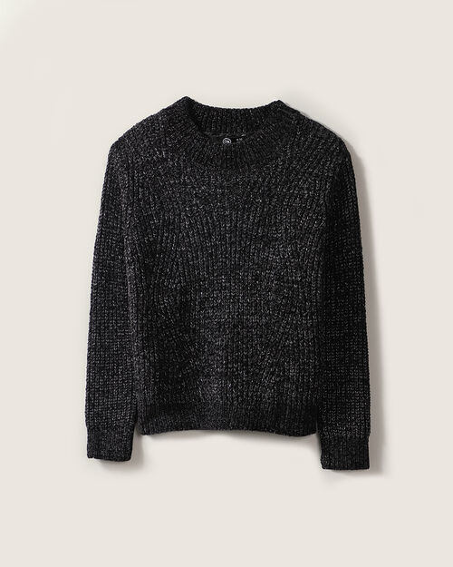 Suéter Negro De Punto
