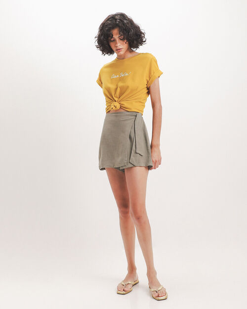 Short Falda Lino