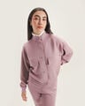Sudadera Con Bolsillos,ROSA EMPOLVADO