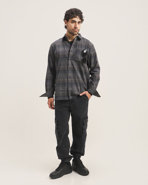 Camisa Fit Regular Cuadros
