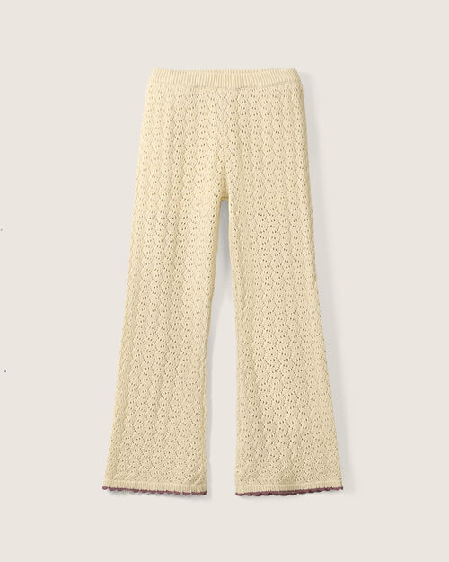 Pantal&oacute;n Beige De Punto