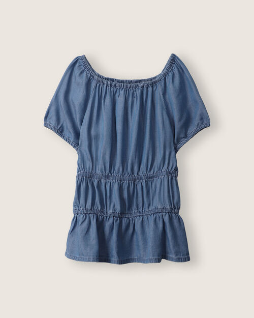 Blusa Escote Elástico